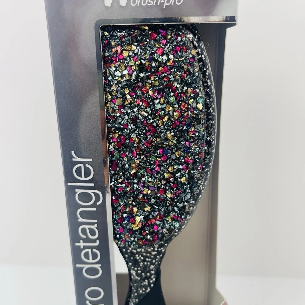 Wet Brush Pro Detangler Hairbrush Crushed Jewels Black Pack of 1